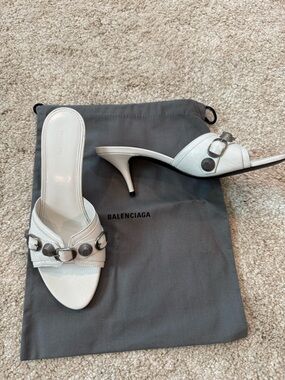 Balenciaga Cagole Mules.